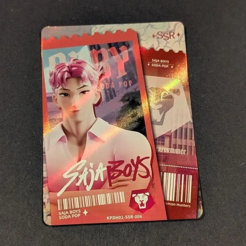 Kayou K-Pop Demon Hunters Abby Saja Boys Soda Pop SSR Card KPDH01-SSR-006